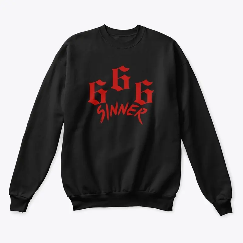 666 SINNER IN RED